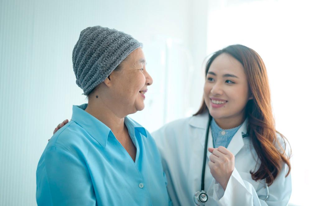 A nerve specialist and her patient